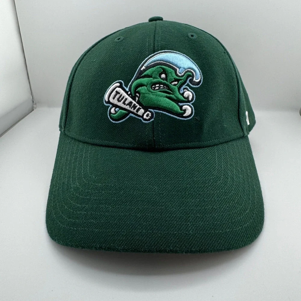 '47 Brand Tulane Green Wave Hat Unisex OSFA Green Good Embroidered NCAA Cap